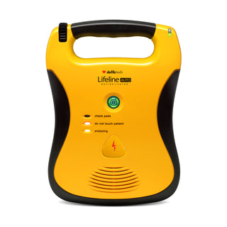 מכשיר דפיברילטור  Lifeline AED  דובר עברית עם סוללה עד 7 שנים